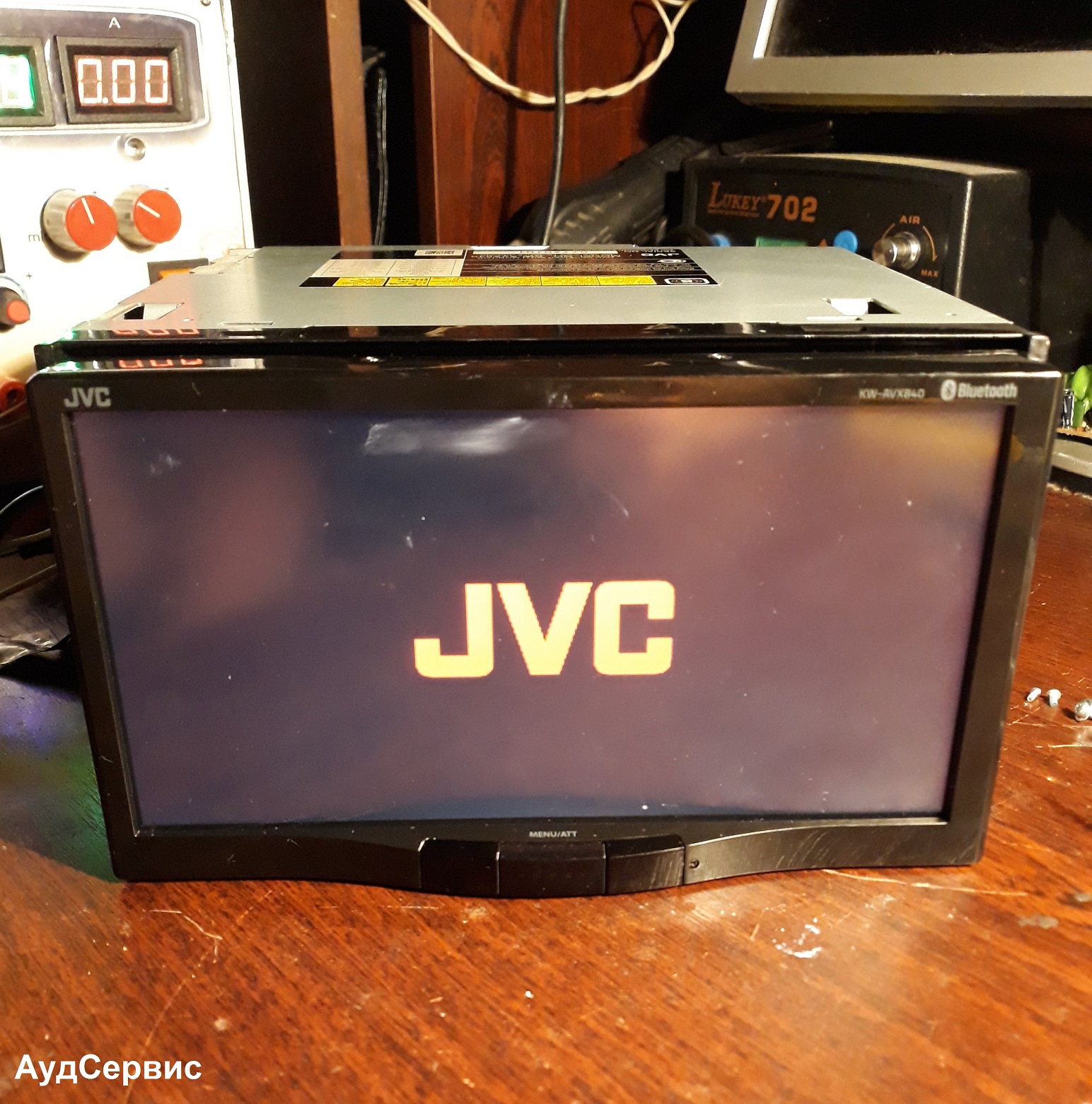 Ремонт магнитолы JVC KW-AVX840