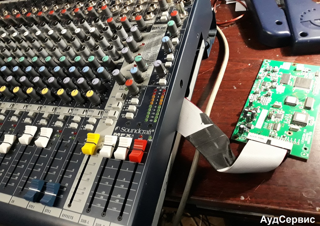 Ремонт микшерного пульта Soundcraft MFXi 20